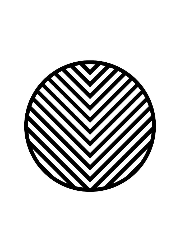 Black and White Glyph Rune
