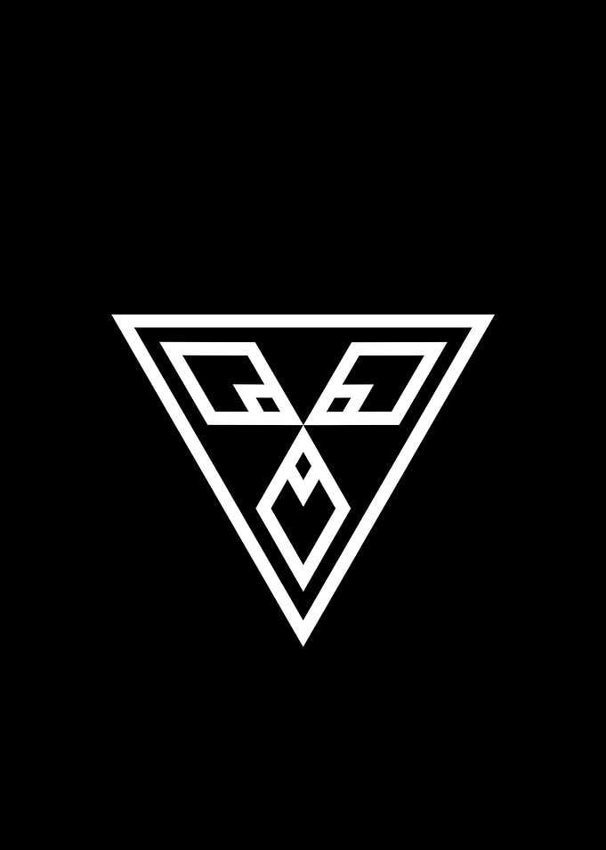 White Glyph Mandala Rune