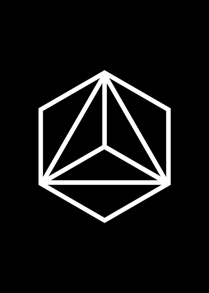 White Sacred Geometry Seal