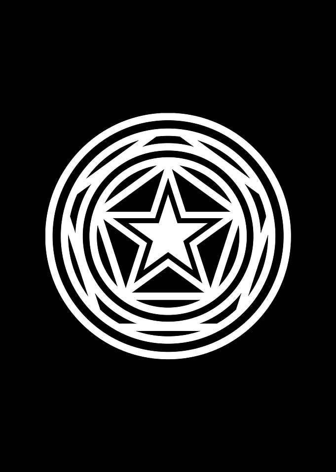 Black Sacred Geometry Rune