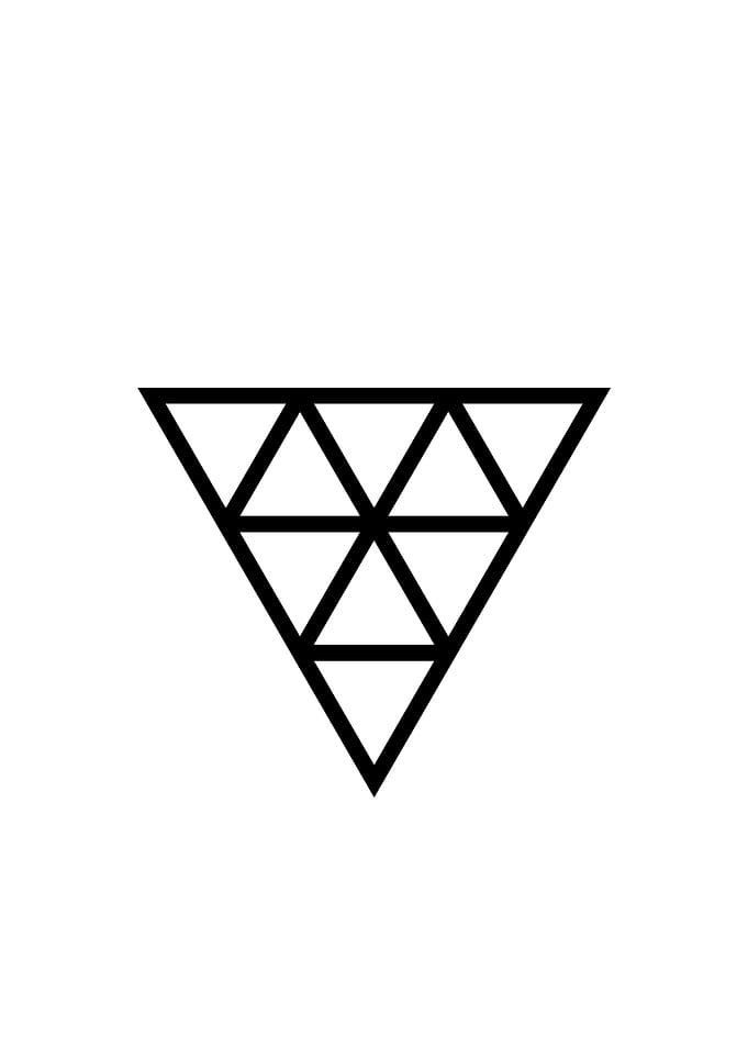 Minimalist Geometric Glyph