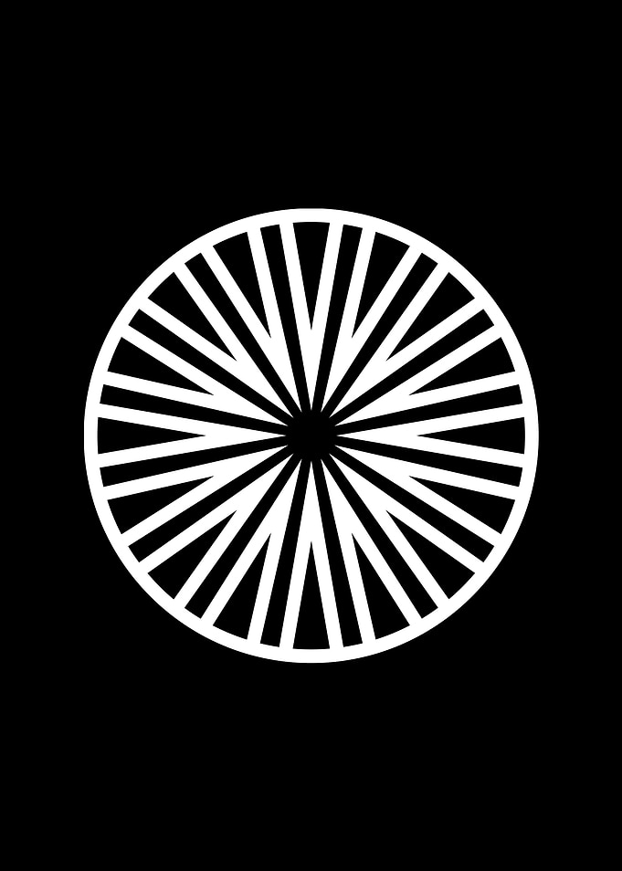 Black and White Glyph Rune