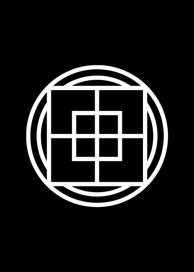 Black Glyph Mandala Rune