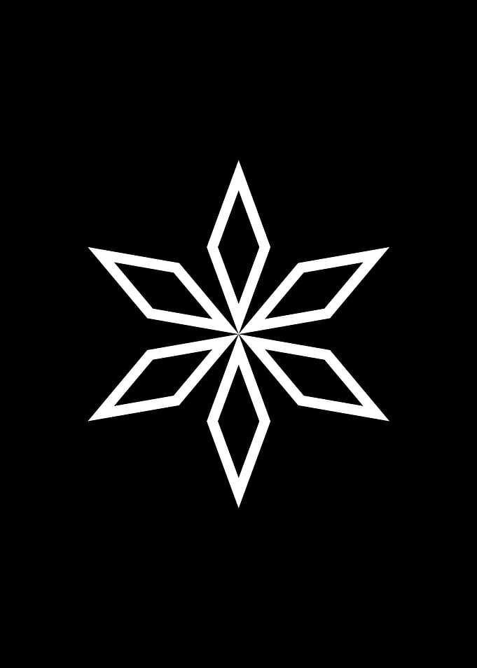 Black and White Glyph Rune