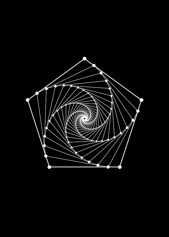 Black Glyph Mandala Rune