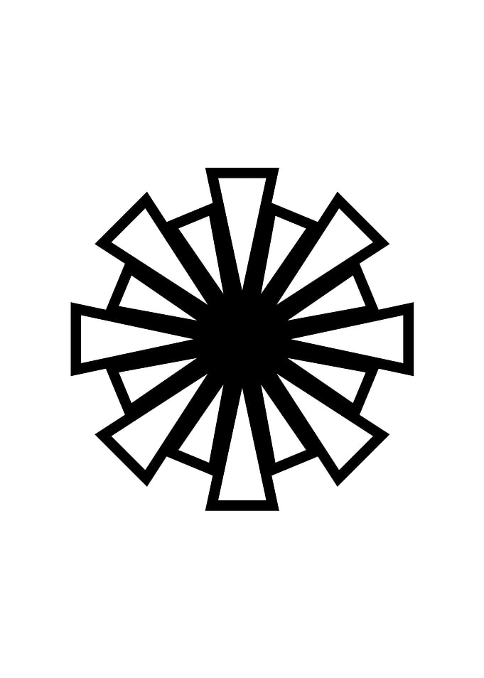 White Glyph Mandala Rune