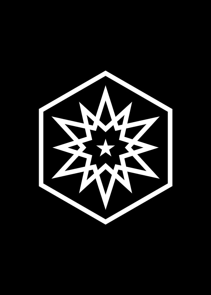 White Sacred Geometry Seal