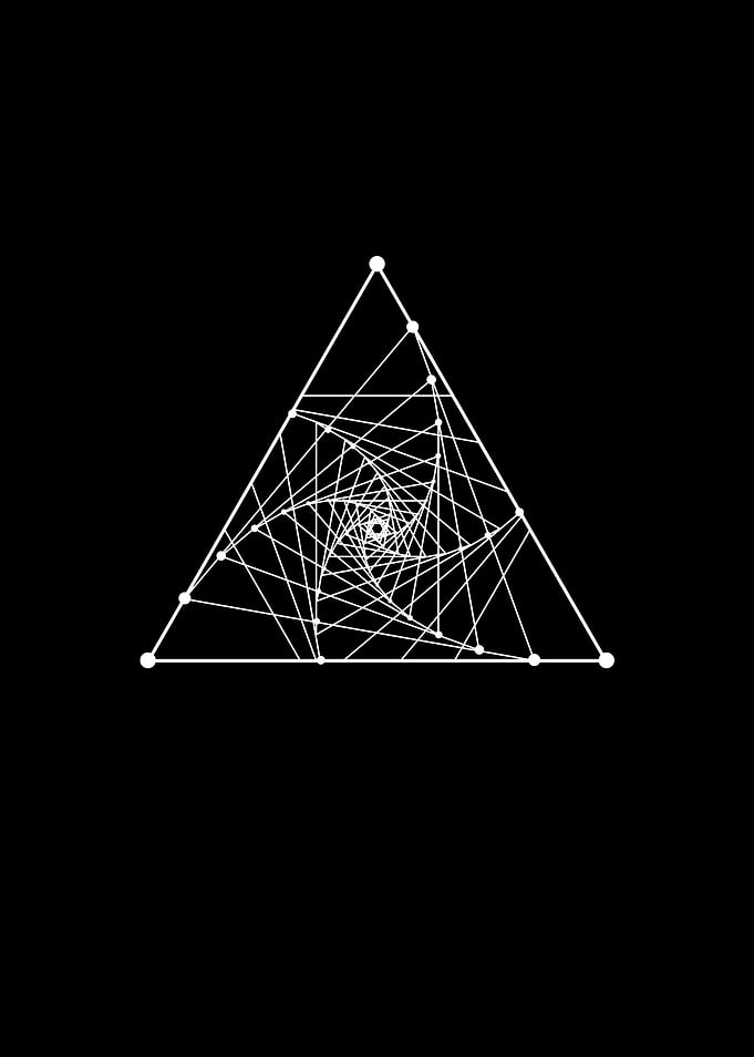 Black and White Glyph Rune