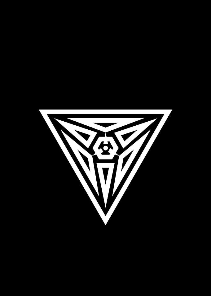 White Glyph Mandala Rune
