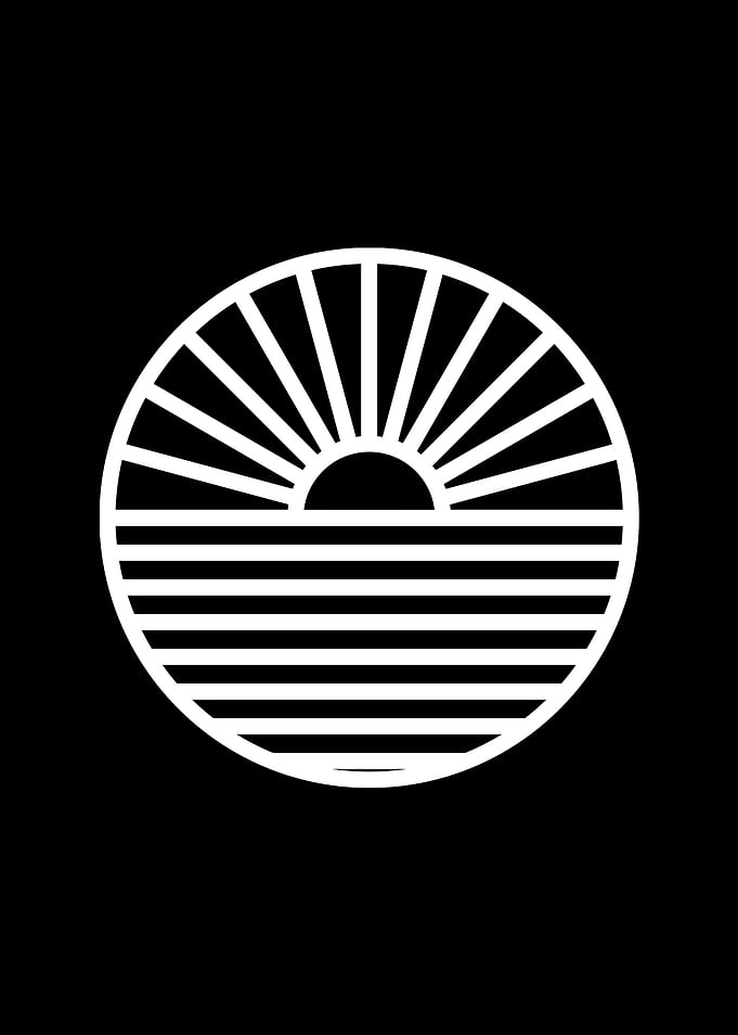 Black and White Glyph Rune