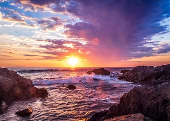 Sunset over Cape Town