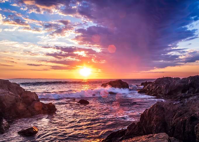 Sunset over Cape Town