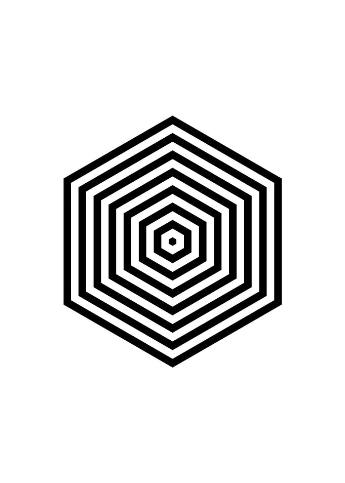 White Sacred Geometry Seal