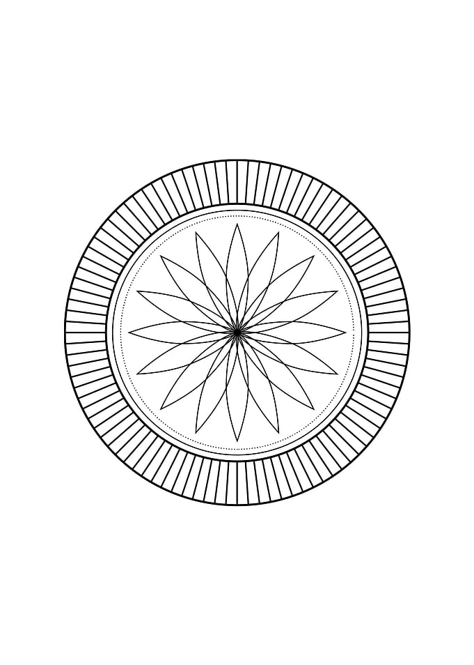 White Geometric Glyph Sign