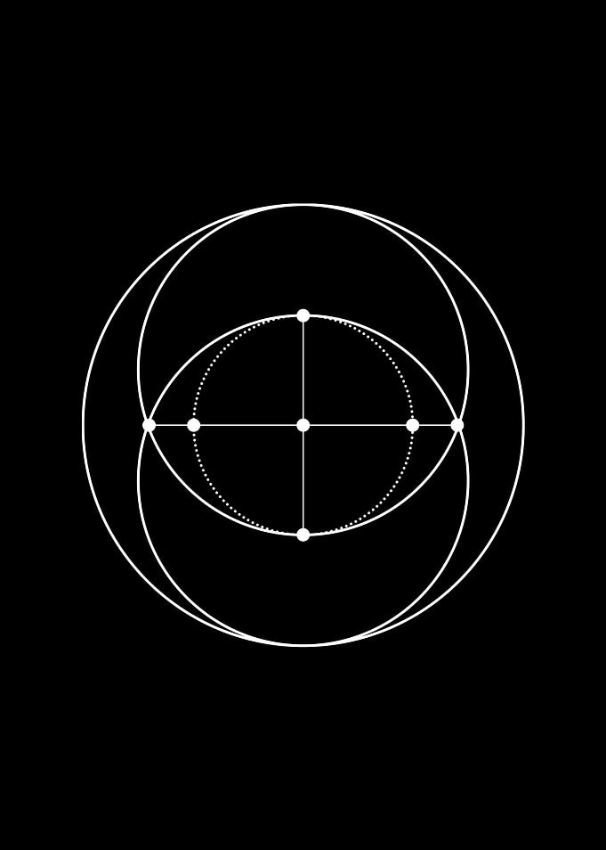White Glyph Mandala Rune
