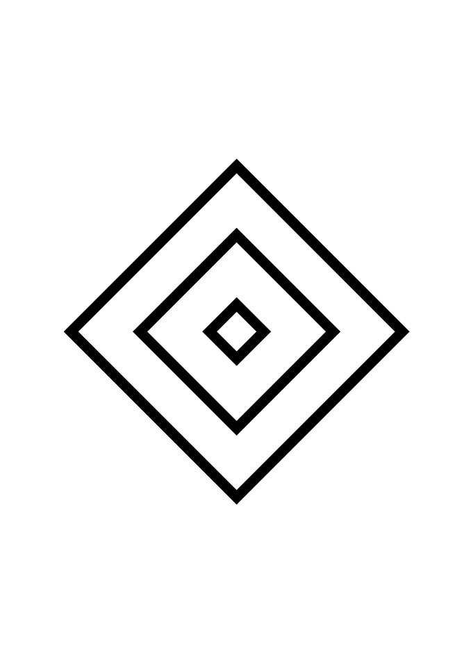 Black Glyph Mandala Rune