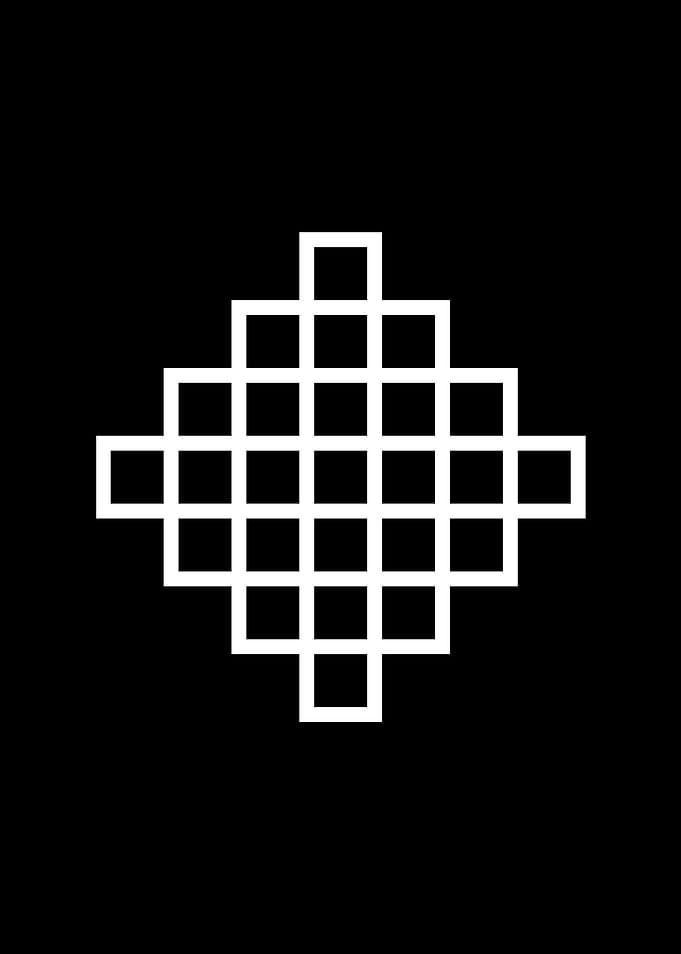 Black and White Glyph Rune
