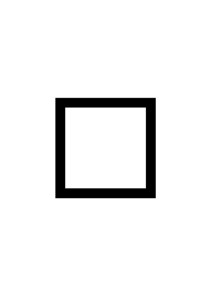 Minimalist Geometric Glyph