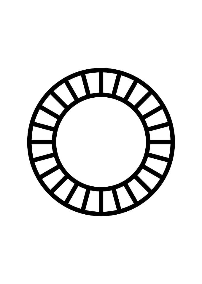 Black and White Geometric
