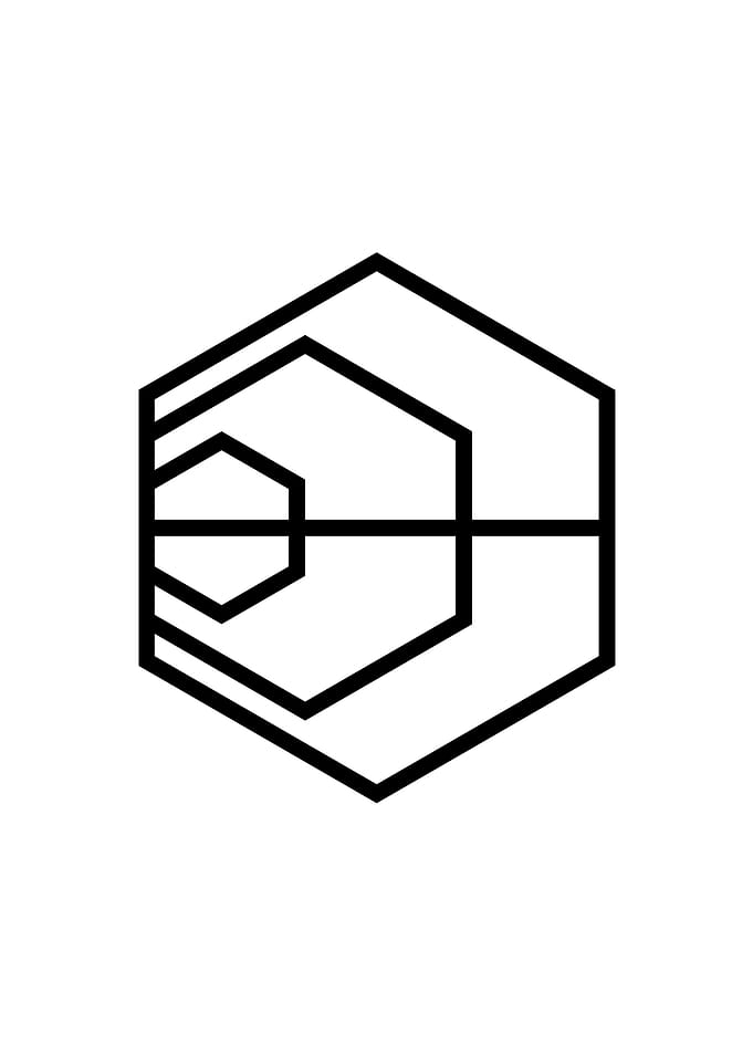 Black Sacred Geometry Rune