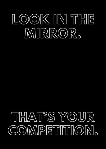 Look in the mirror