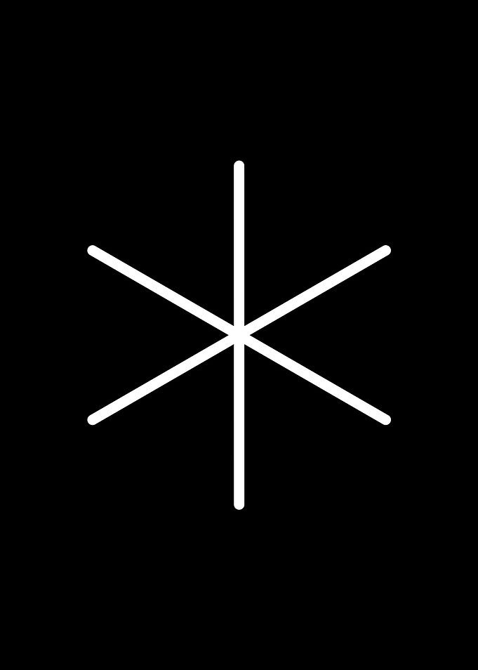 Black Glyph Mandala Rune