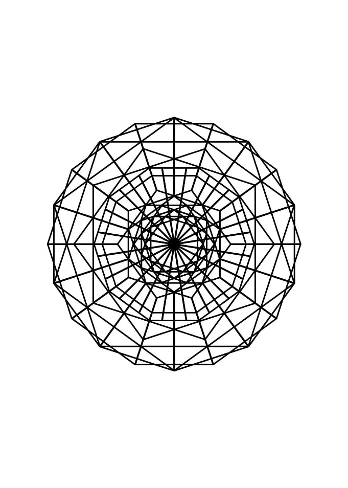 Minimalist Geometric Glyph