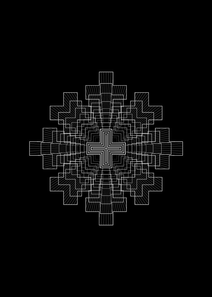 Minimalist Geometric Glyph