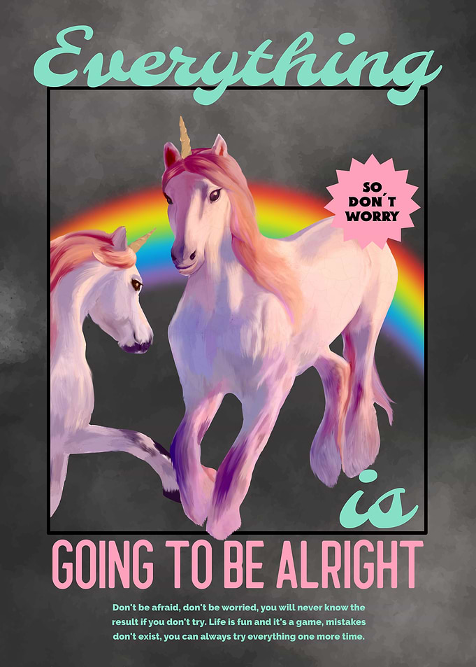 Dont Worry Unicorn