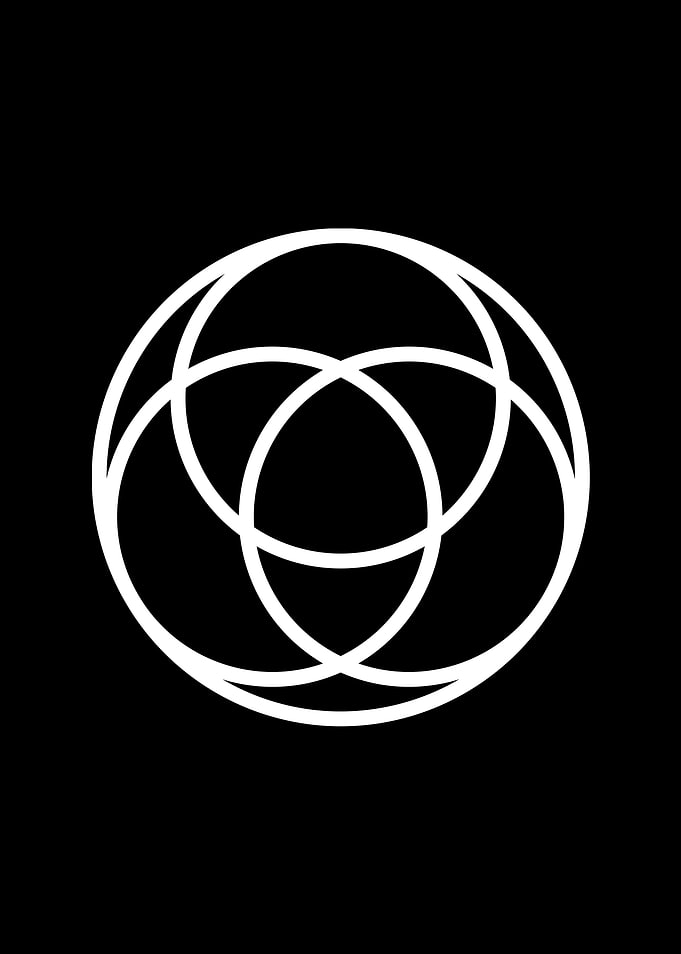 Black Sacred Geometry Rune