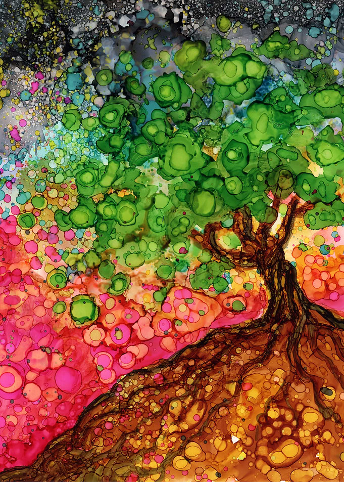 Sunset Mother Earth Tree