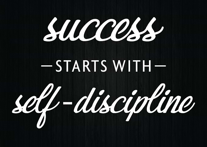 Success Self Discipline