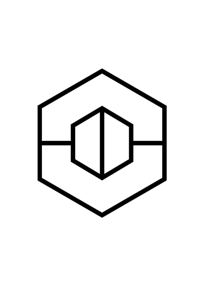 Black Sacred Geometry Rune