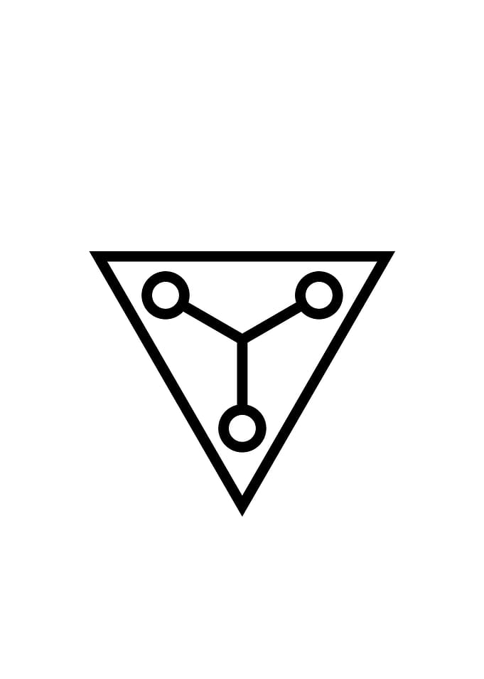 Black and White Glyph Rune