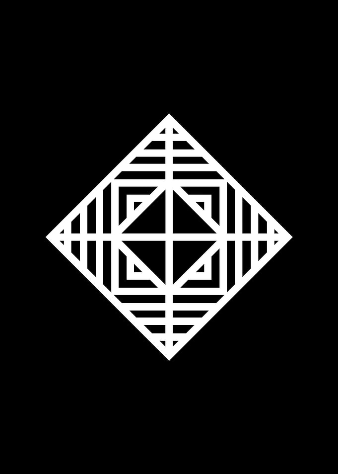 Black Sacred Geometry Rune