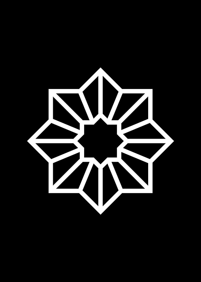 White Glyph Mandala Rune