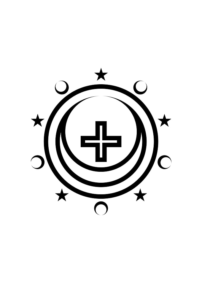 Black and White Glyph Rune