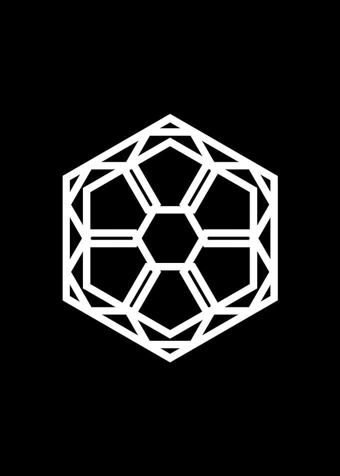 White Sacred Geometry Seal