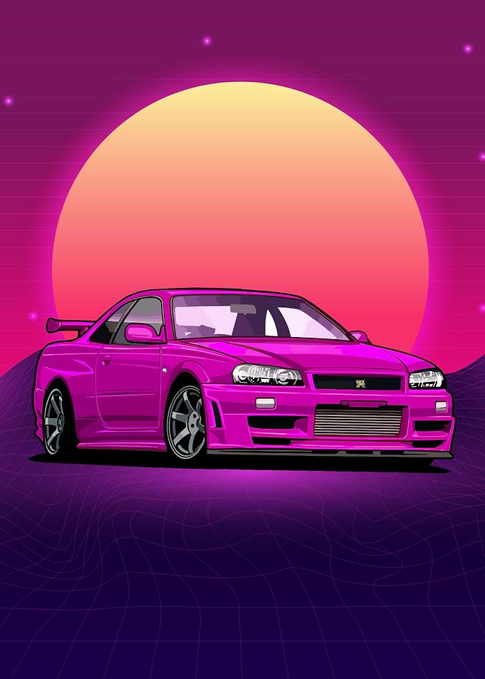 GTR Japanese Racing Car