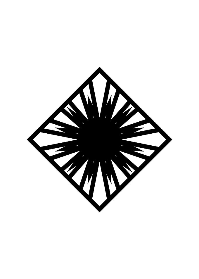 White Sacred Geometry Seal