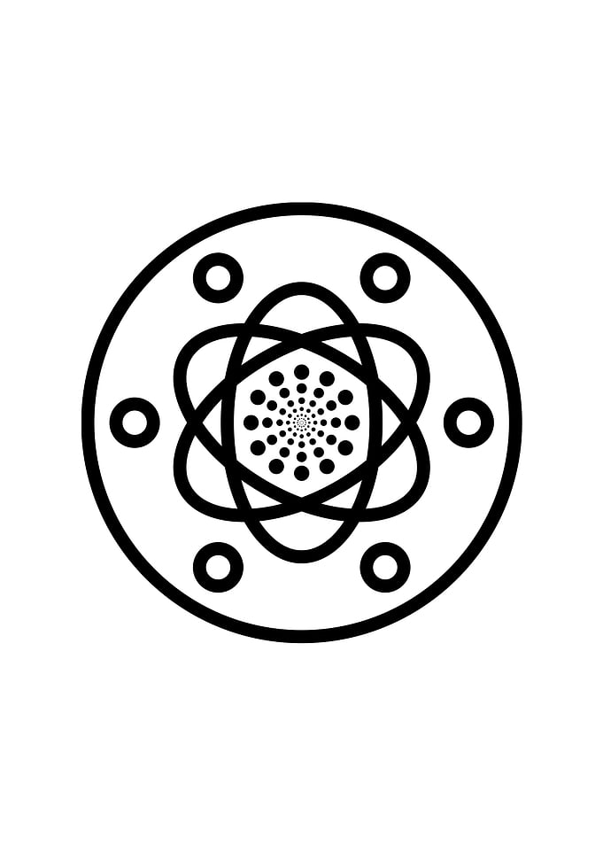Black and White Glyph Rune