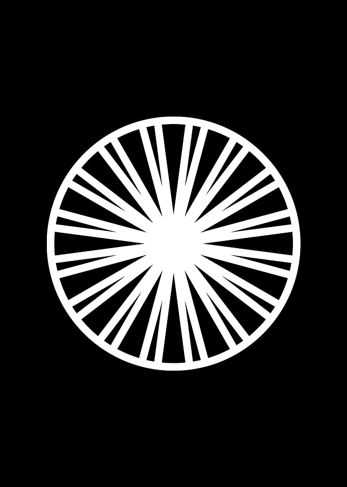Black and White Glyph Rune