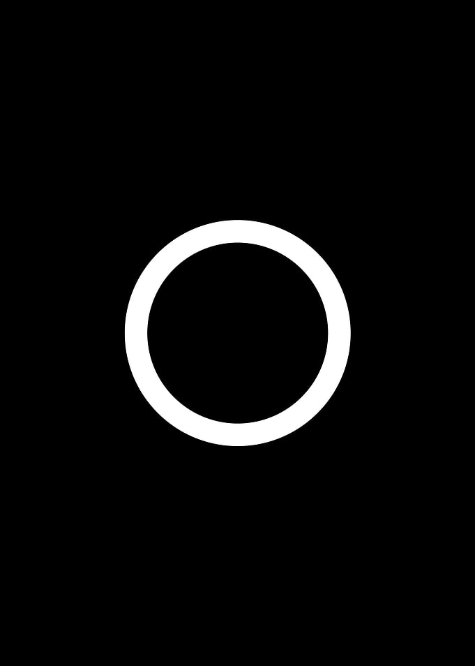 Black Glyph Mandala Rune