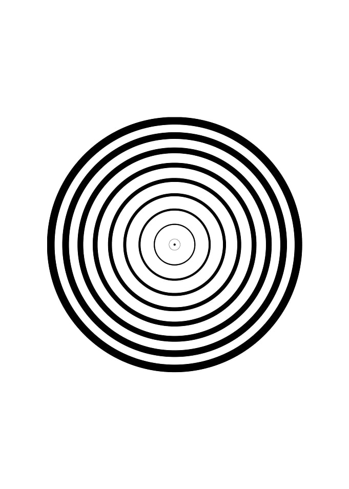 Black Glyph Mandala Rune