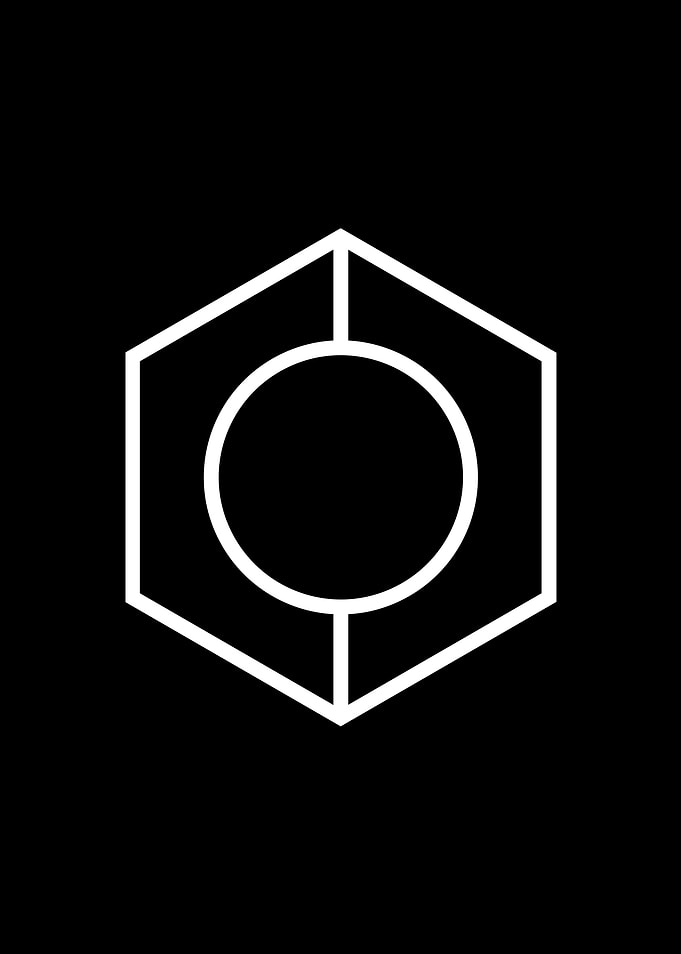 Black Sacred Geometry Rune