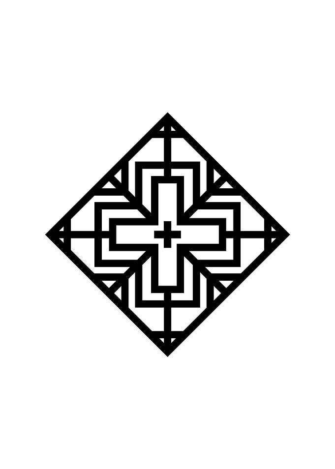 White Sacred Geometry Seal