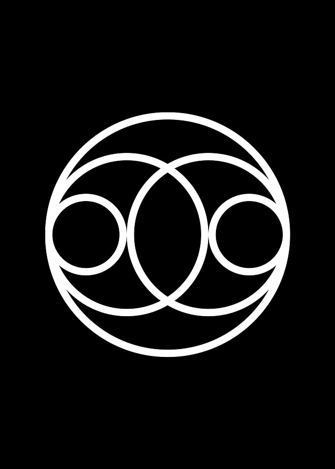 White Glyph Mandala Rune