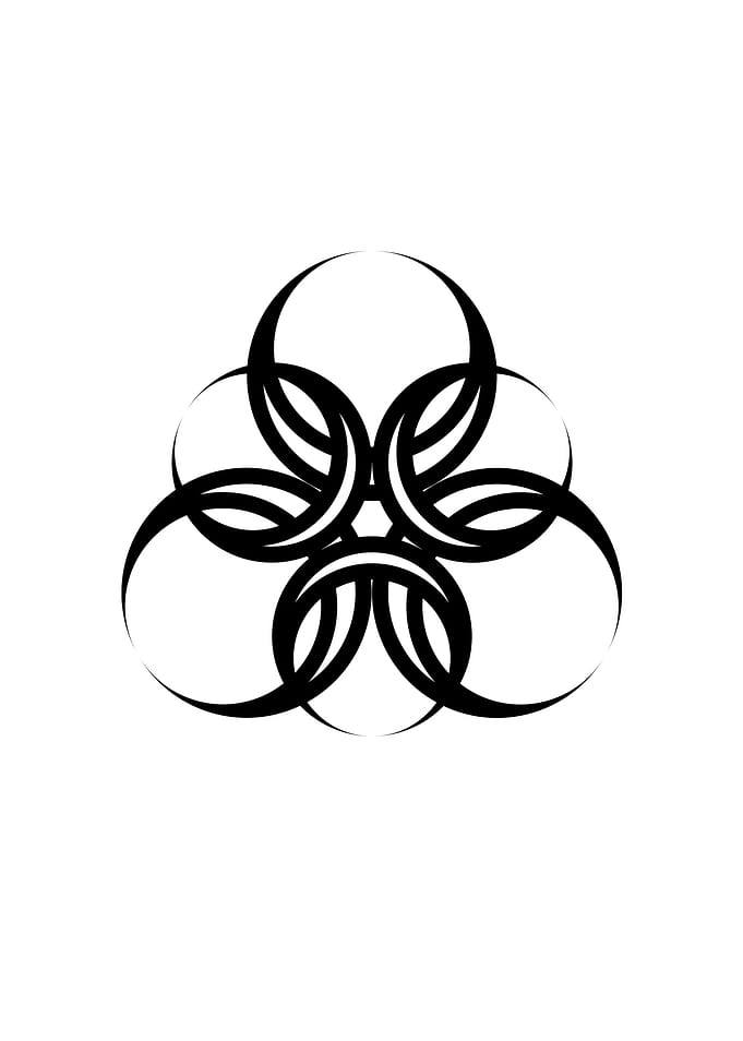 White Glyph Mandala Rune
