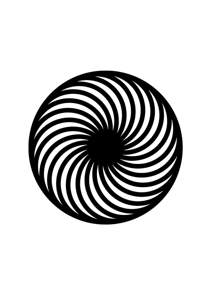 White Sacred Geometry Seal