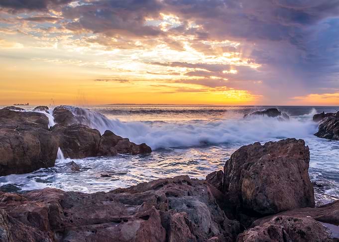 Sunset over Cape Town